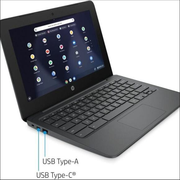 HP 11.6" Chromebook Intel Celeron 4GB 32GB eMMC - Picture 2 of 6